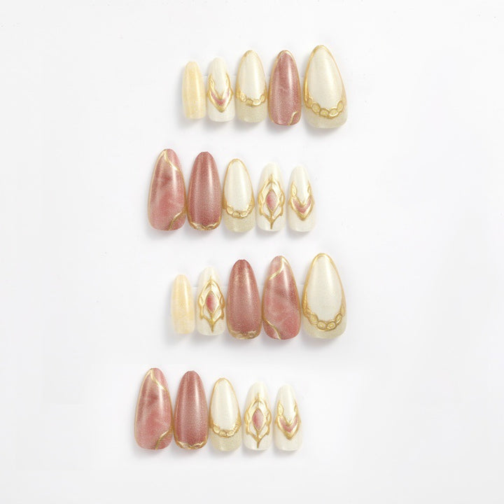 Acrylic nails in modern layered look Stornfield
