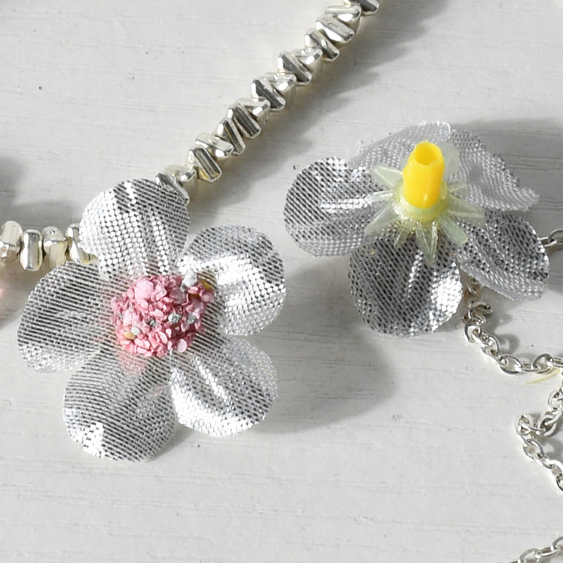 Glittery Floral Hair Accessories