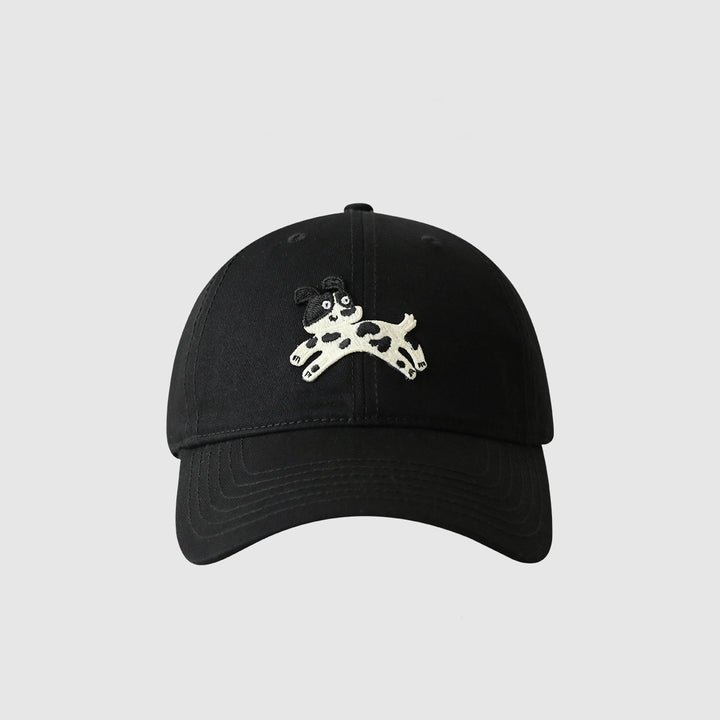 Playful Animal Embroidered Cap