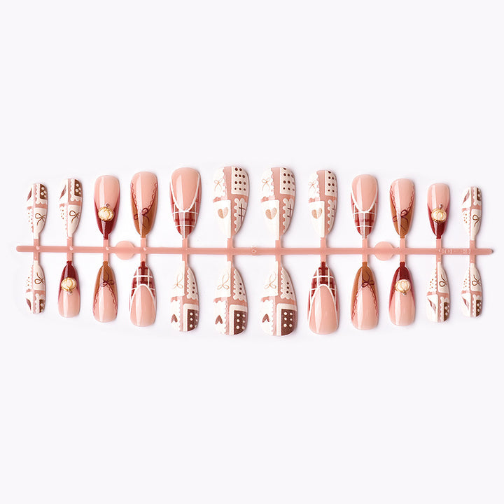 Elegant Seasonal Press-On Nail Art Set