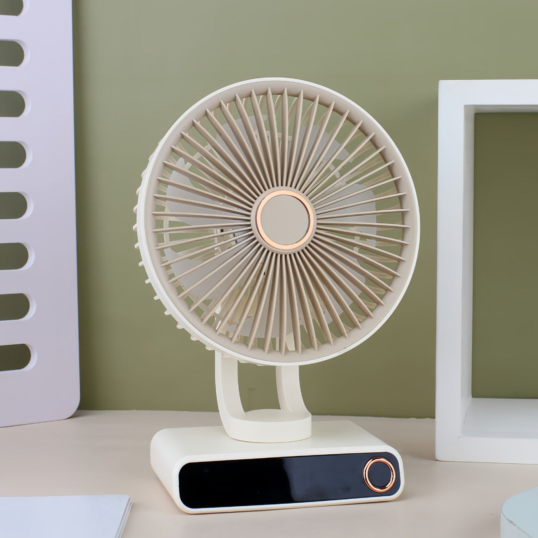Ladies Portable Table Fan in Modern and Compact Design Stornfield