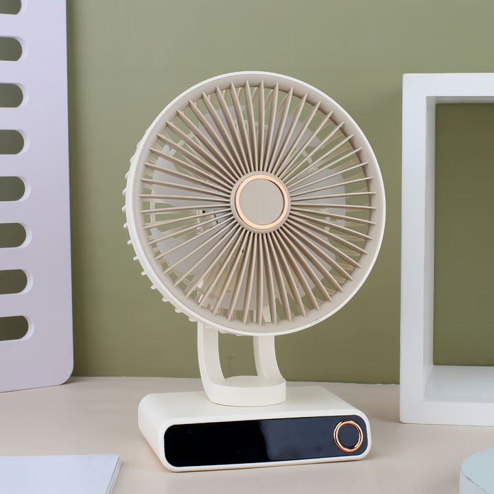 Ladies Portable Table Fan in Modern and Compact Design Stornfield