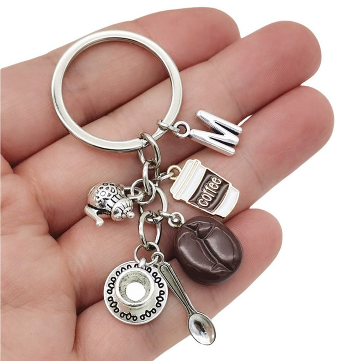 Keychain with charm and coffee motif Stornfield