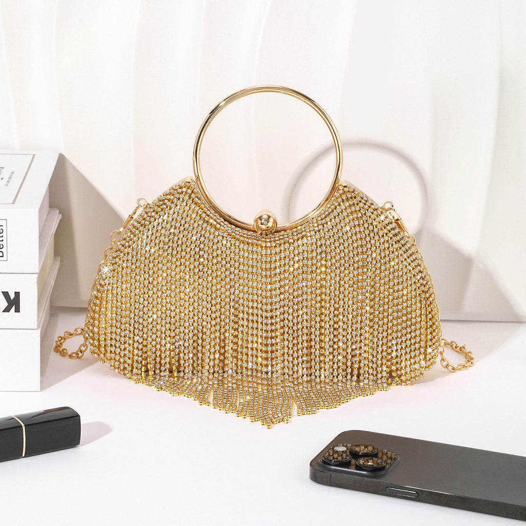 Dazzling Chain Link Evening Clutch