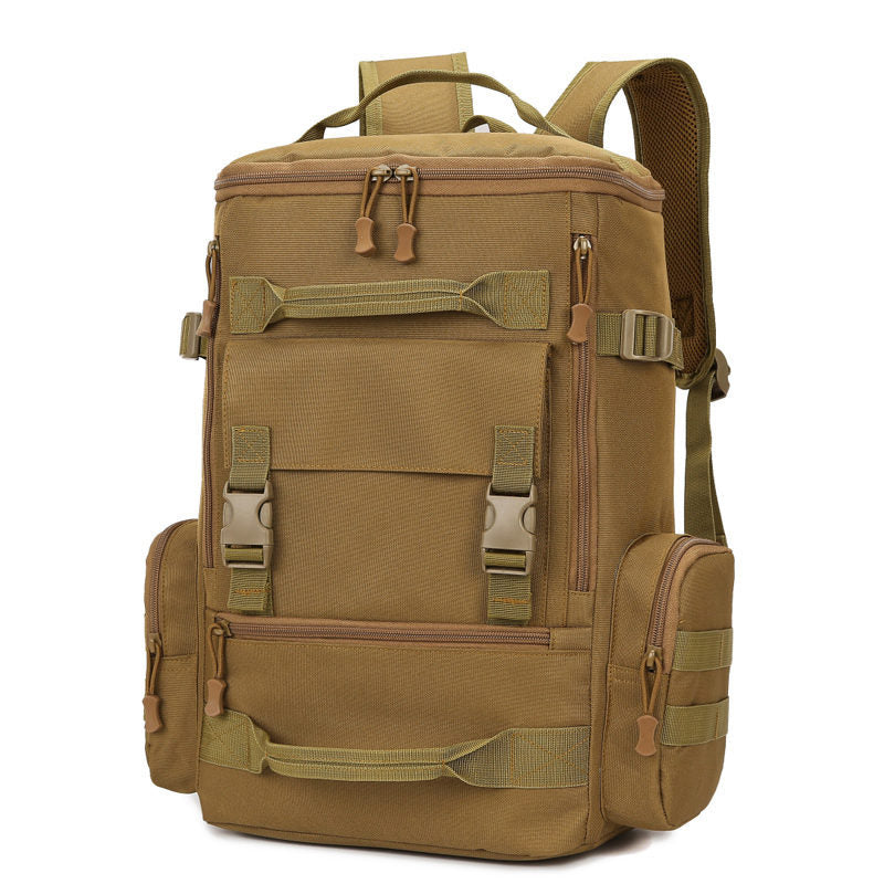 Multifunctional outdoor backpack with expandable storage and water-repellent material Stornfield