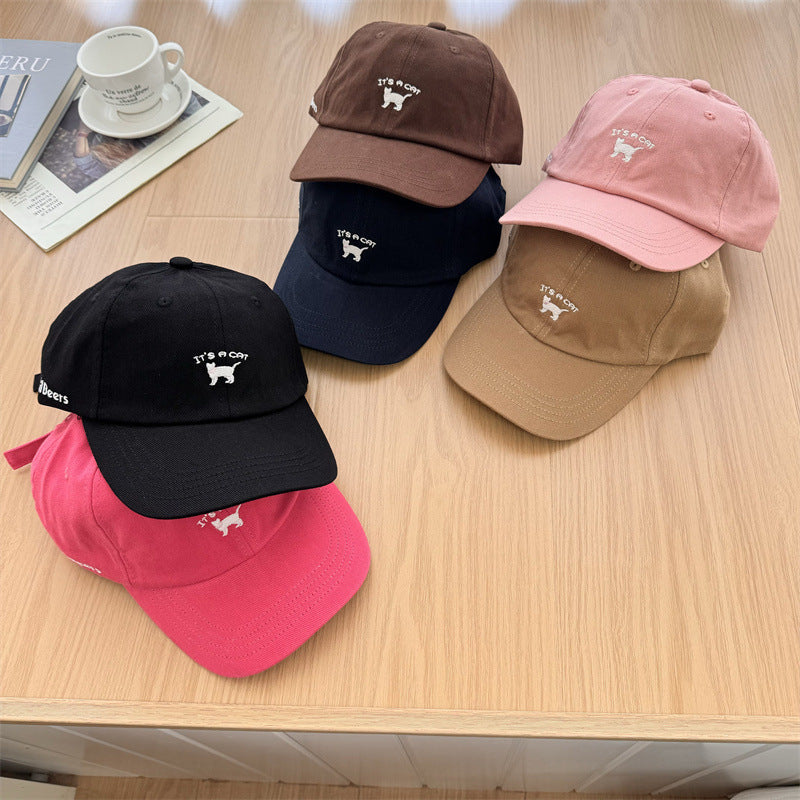 Women's Playful Cat-Embroidered Baseball Cap Stornfield