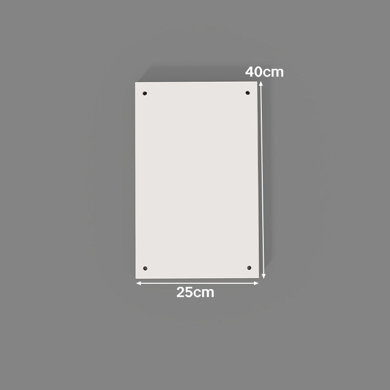 Heavy-Duty Square Mounting Cover Plate with Four Corner Fastener Holes