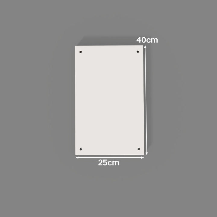 Heavy-Duty Square Mounting Cover Plate with Four Corner Fastener Holes