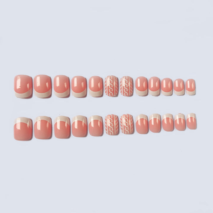 Elegant French Tip Nail Design Kit