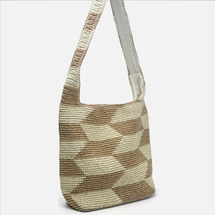 Stylish handbag made of natural weave Stornfield