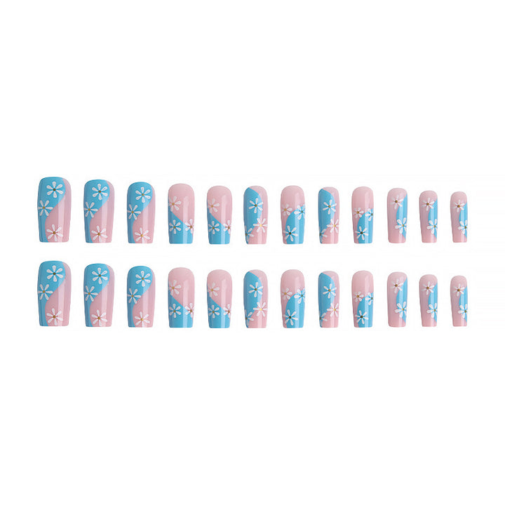 Artificial nails with delicate flower design Stornfield