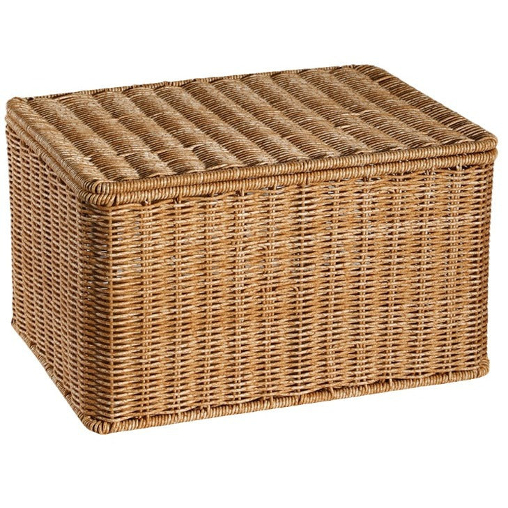 Handcrafted Rectangular Wicker Storage Box Stornfield