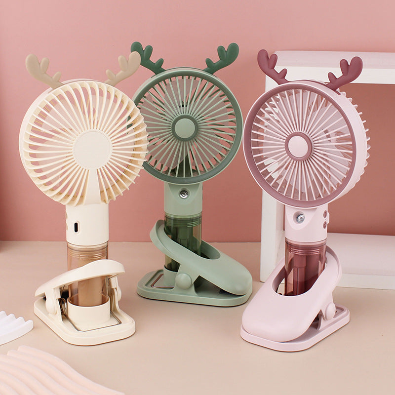 Women's Portable Cooling Fan with Water Mist Stornfield