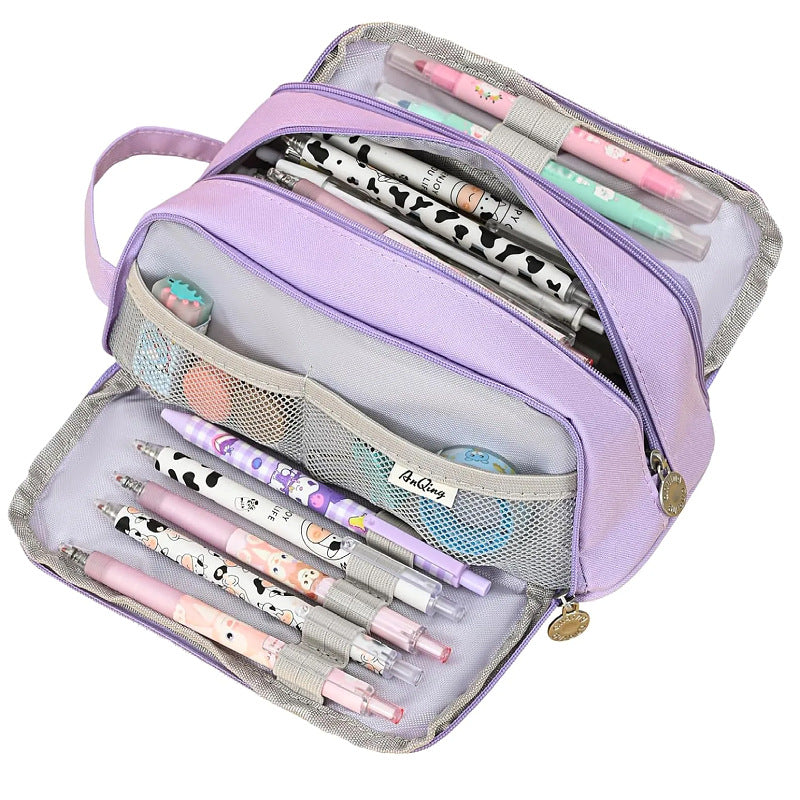 Stylish Multi-Compartment Pencil Case