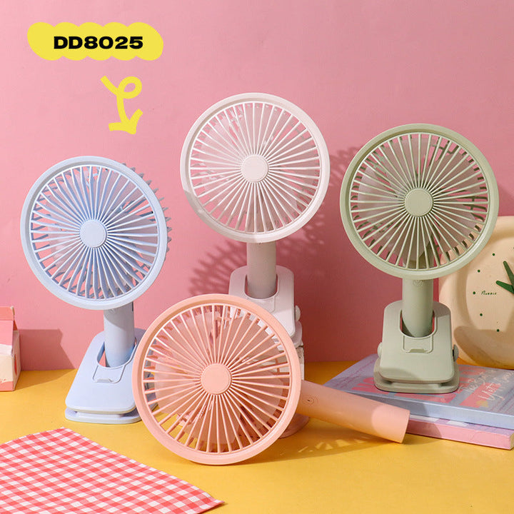 Women Portable Mini Rotary Fan with Flexible Tilt Mechanism Stornfield