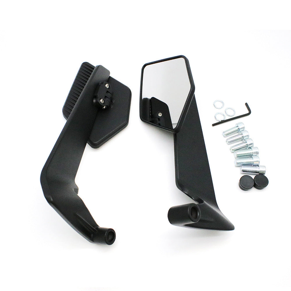 Motorcycle rearview mirror with modern, aerodynamic design Stornfield
