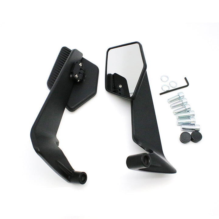 Motorcycle rearview mirror with modern, aerodynamic design Stornfield