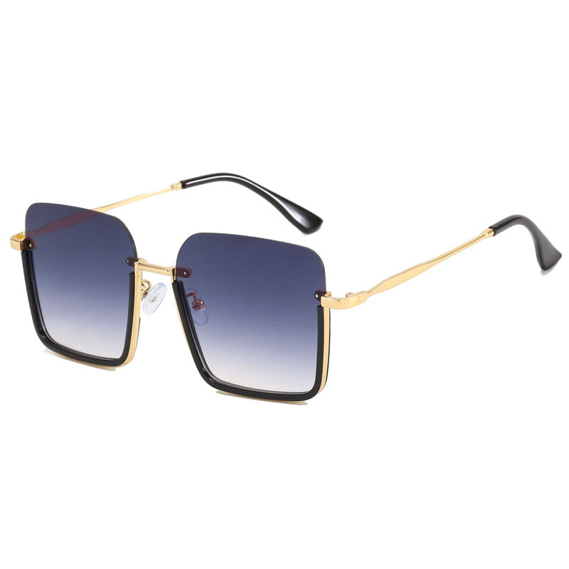 Women oversized sunglasses with elegant geometric frame Stornfield