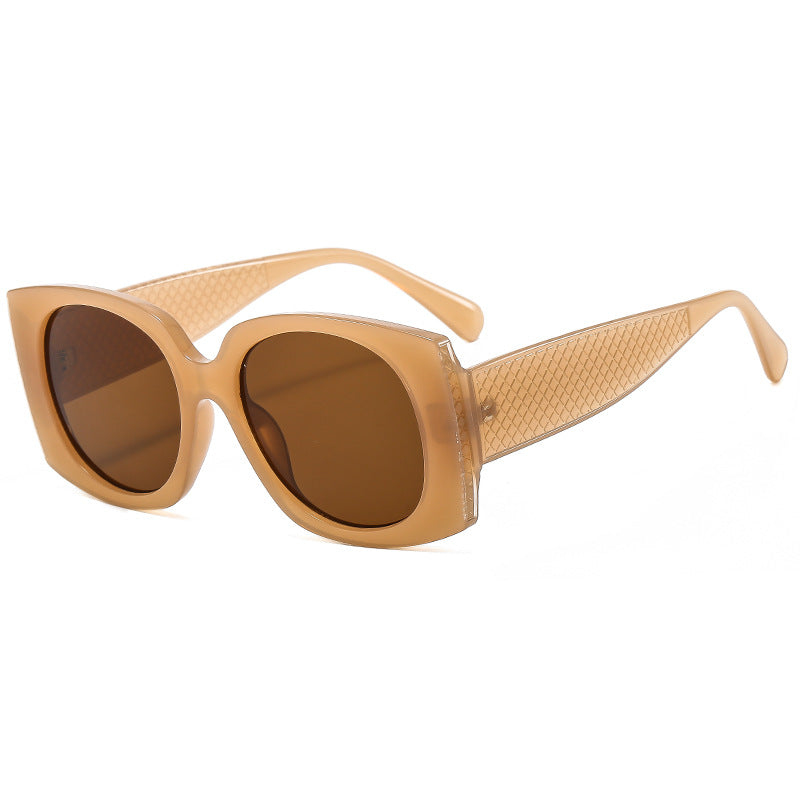 Women's fashionable oversized sunglasses with textured frame Stornfield