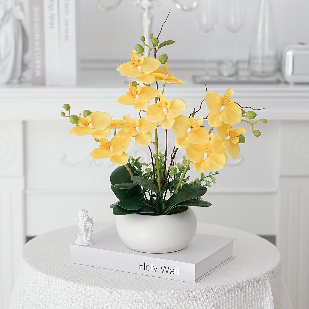 Realistic Artificial Orchid Decoration