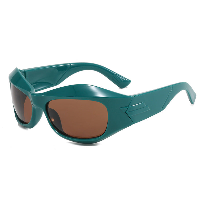 Women Retro Sunglasses in trendy Shield design Stornfield