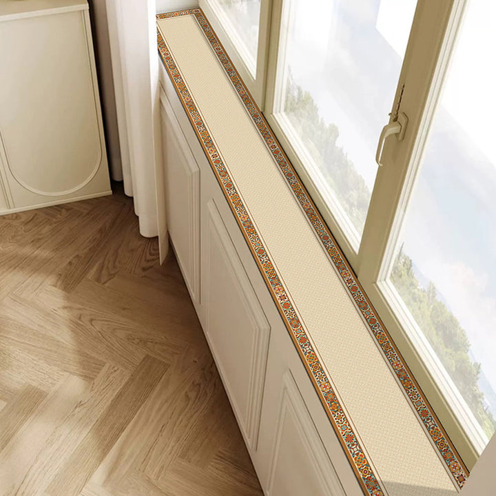 Floral Decorative Window Sill Mat