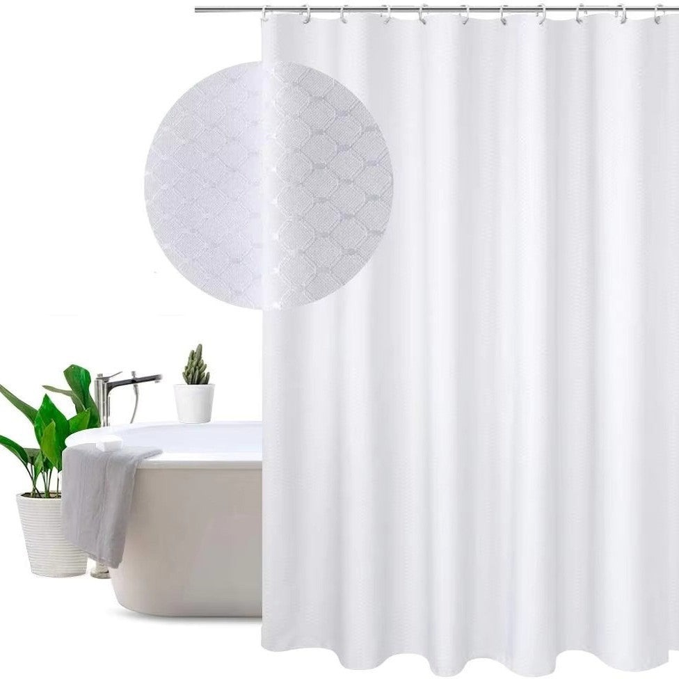 Textured Waterproof Shower Curtain Stornfield