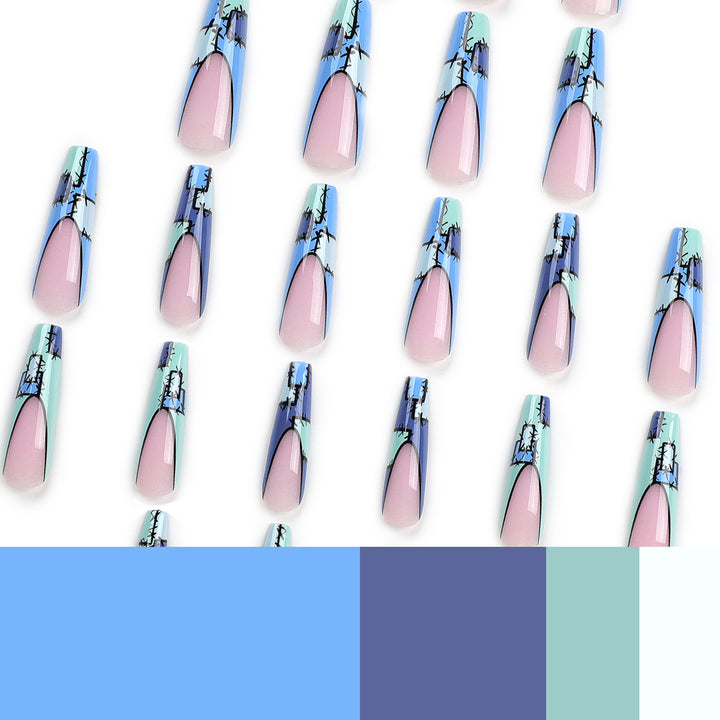 Artistic stiletto nails with modern decorative accents Stornfield