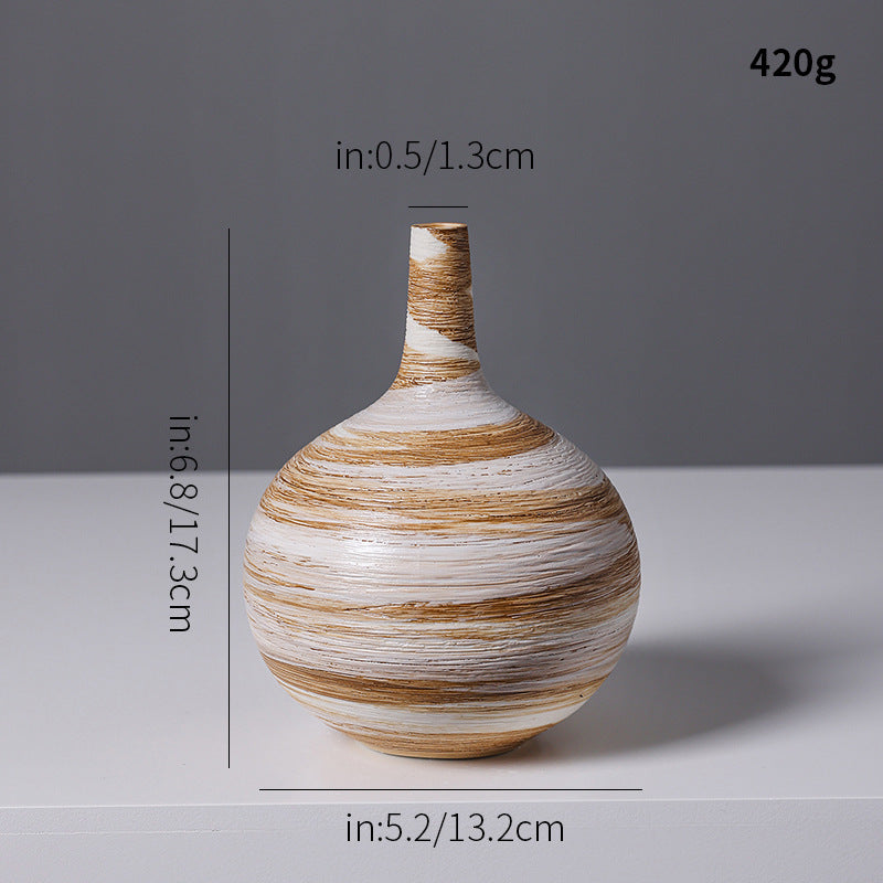 Artistic Spiral Design Ceramic Vase Stornfeild