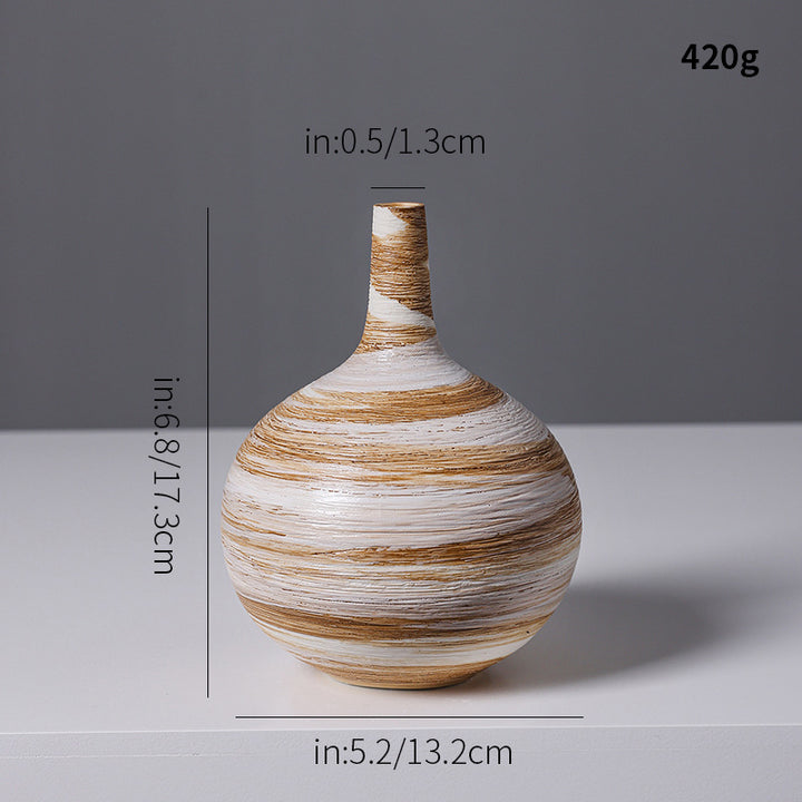 Artistic Spiral Design Ceramic Vase Stornfeild