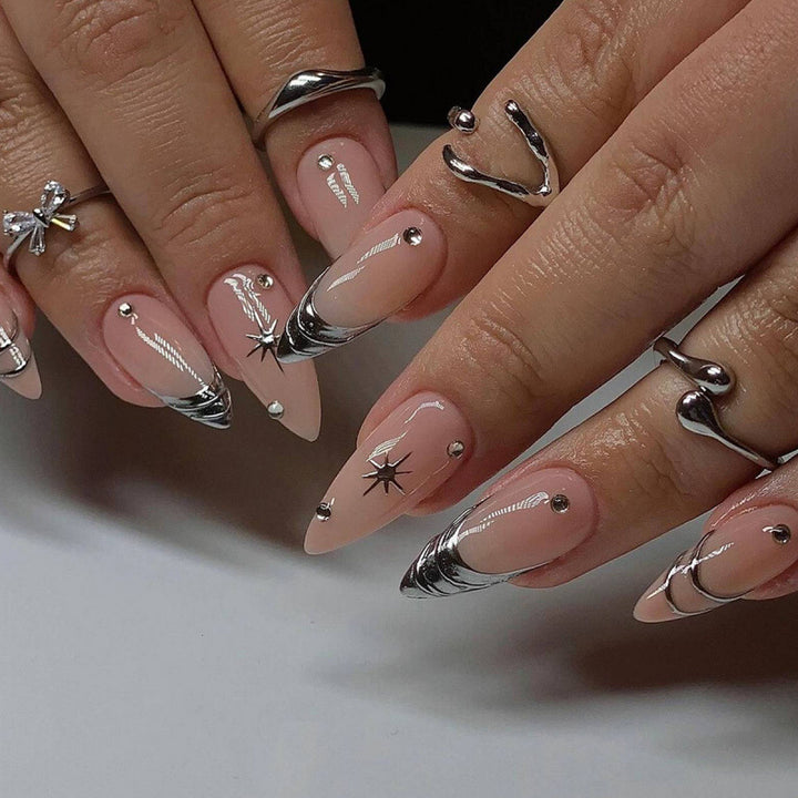 Elegant Stiletto Nail Art Design Stornfield
