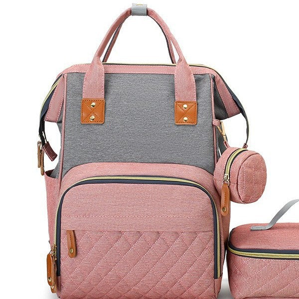 Multi-Purpose Quilted Diaper Backpack Stornfield