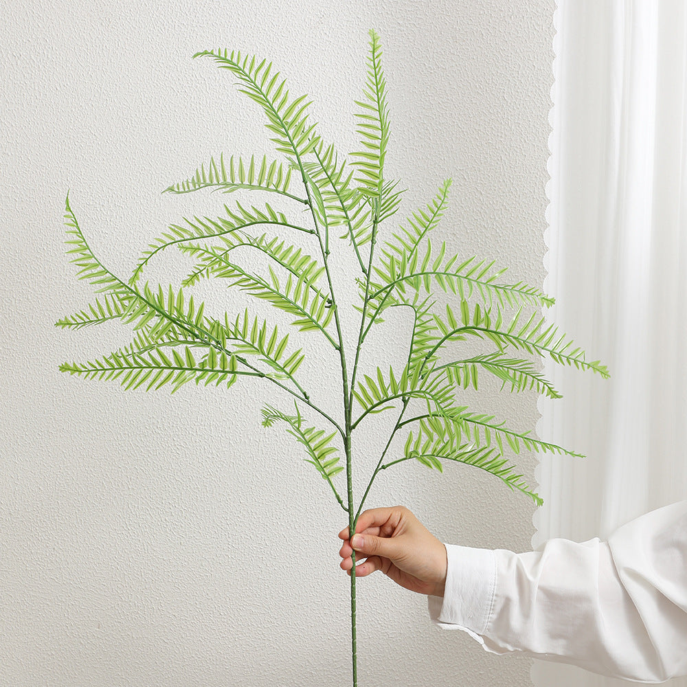 Decorative artificial branch with filigree, curved twigs