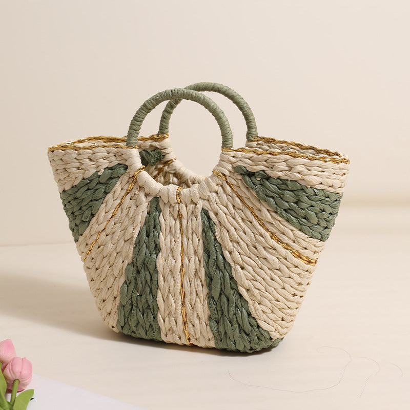 Handcrafted basket bag in modern design Stornfield