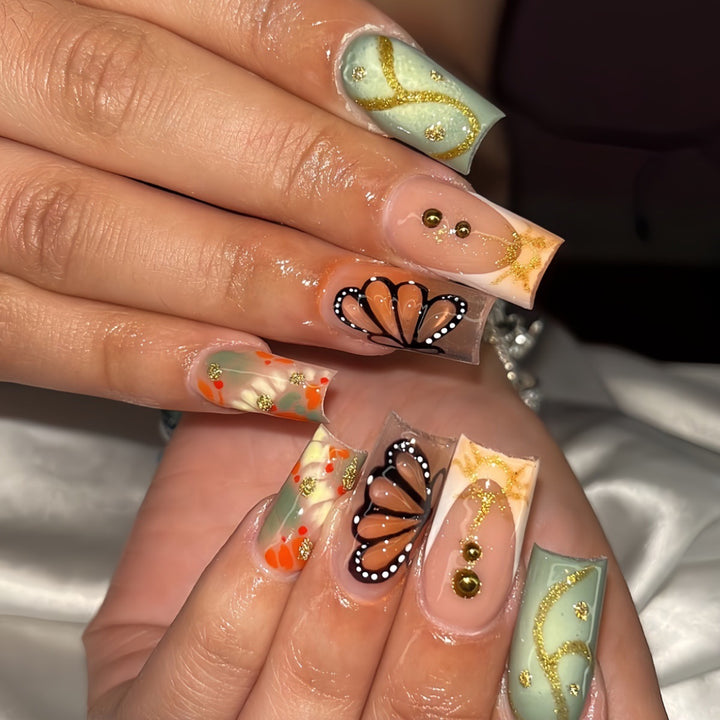 Artistic Acrylic Nail Design Stornfield
