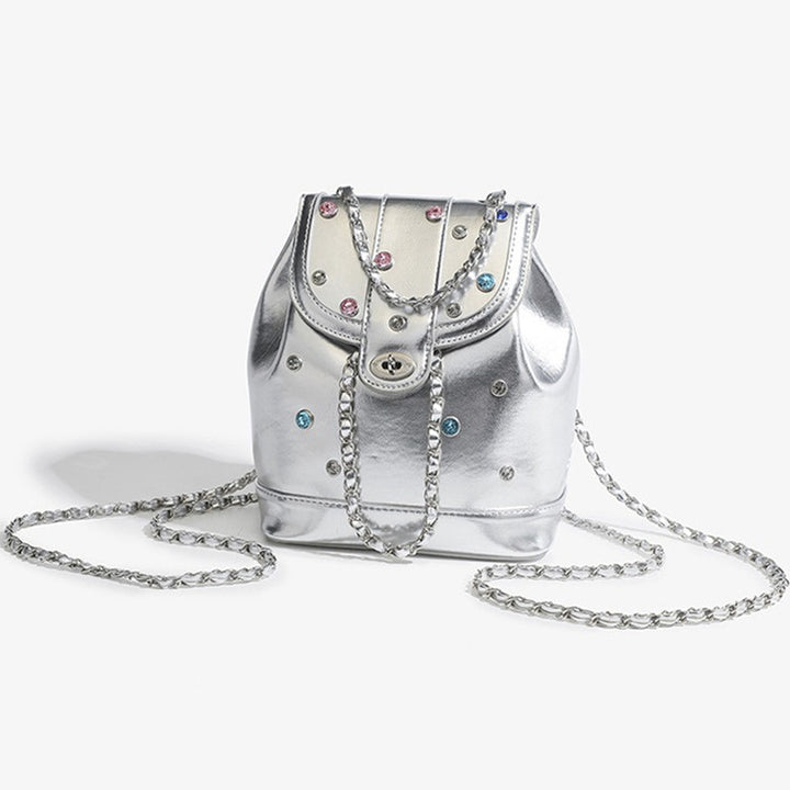 Glamorous Metallic Drawstring Bag Stornfield