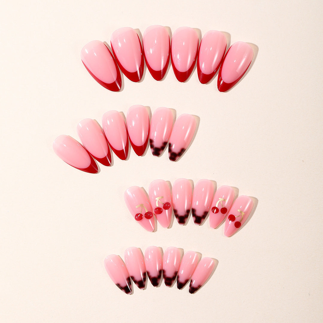 Trendy French Tip Nail Art Set Stornfield