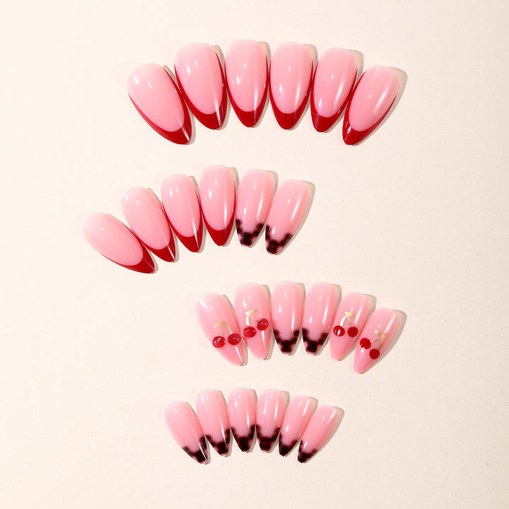Trendy French Tip Nail Art Set Stornfield