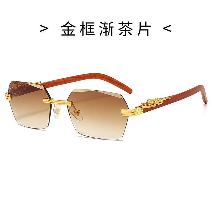 Ladies Designer Sunglasses with Artistic Wooden Frame and Elegant Glass Elements Stornfield
