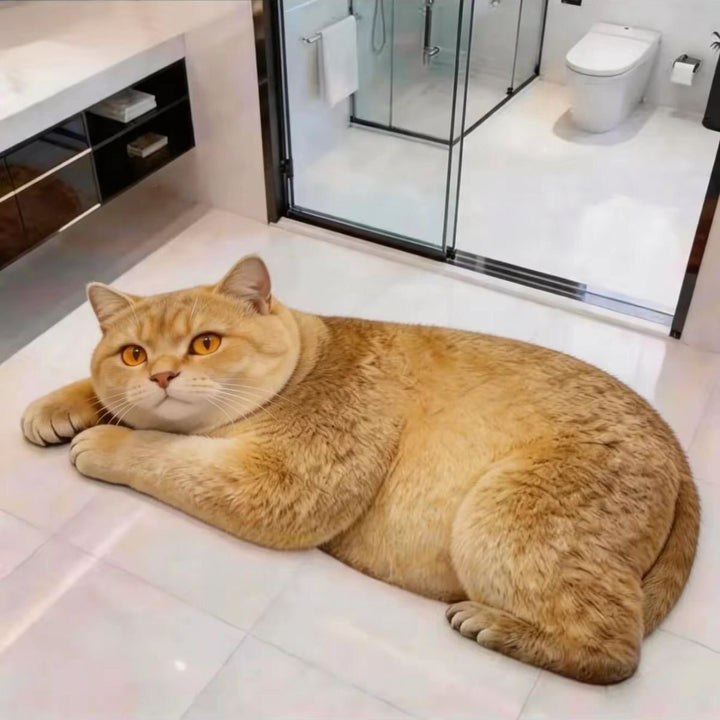 Cute Dog Shaped Bath Mat