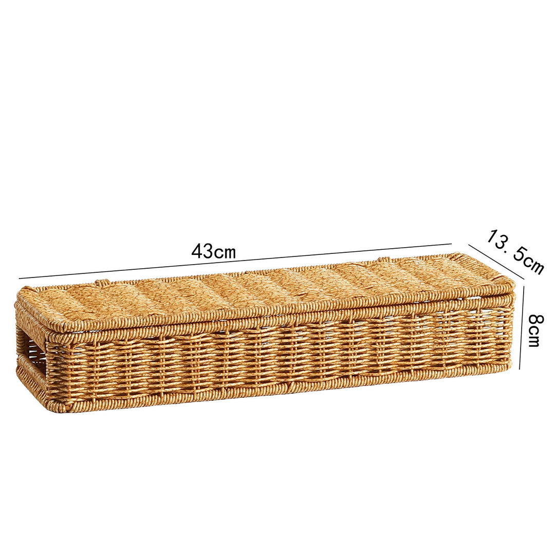 Unisex Oval Storage Basket with Handwoven Structure Stornfield