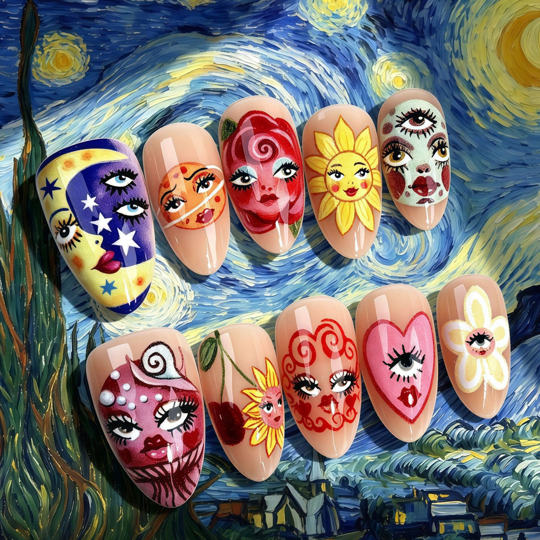 Artistic Nail Art Press-On Nail Set