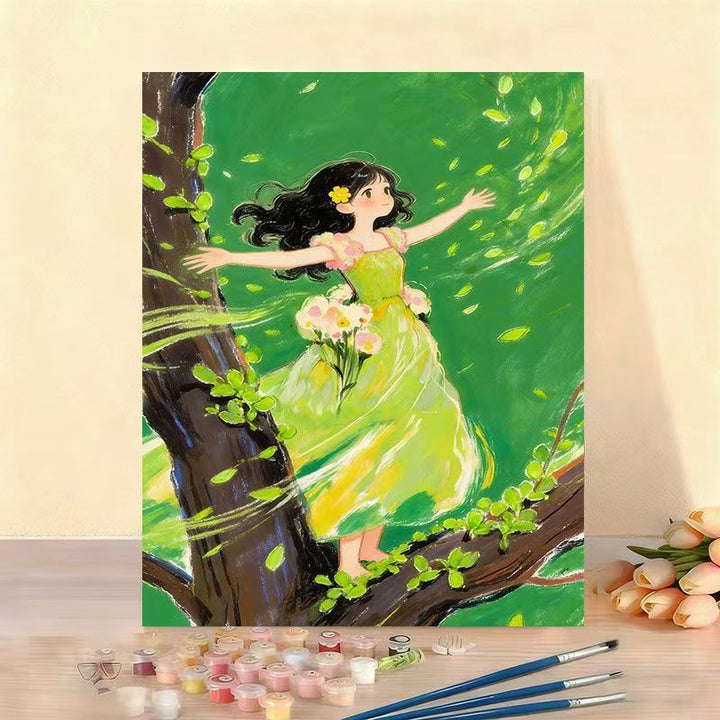 DIY Fairy Tale Canvas Painting Kit Stornfield