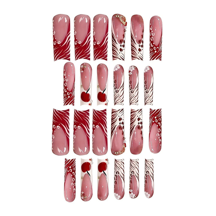 Decorative Press-On Nail Set Stornfield