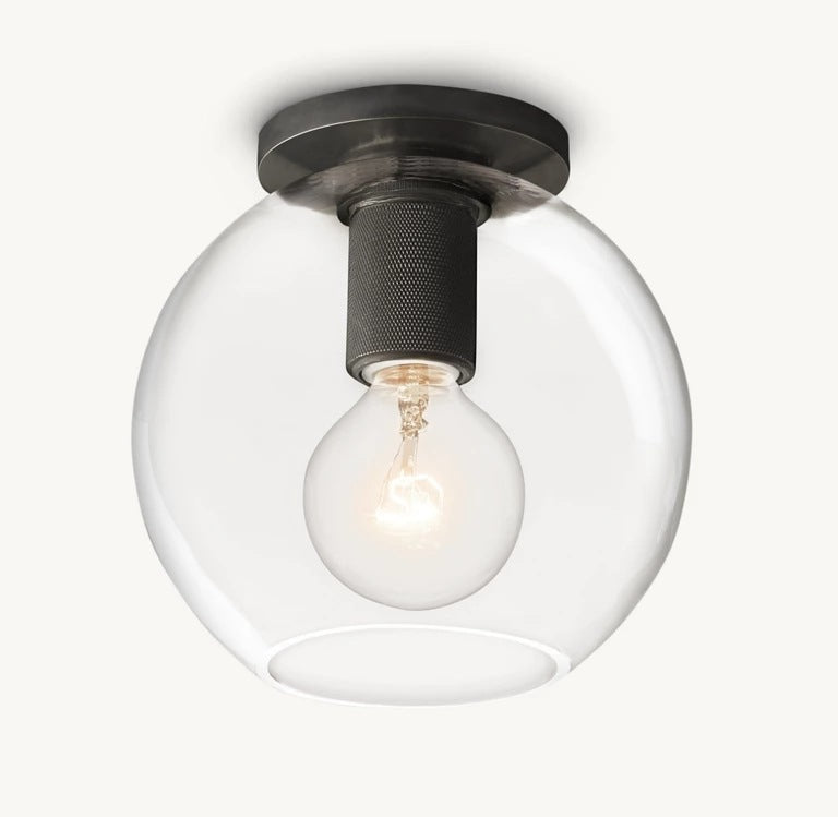 Modern Glass Sphere Wall Light