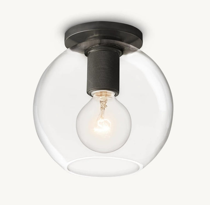 Modern Glass Sphere Wall Light