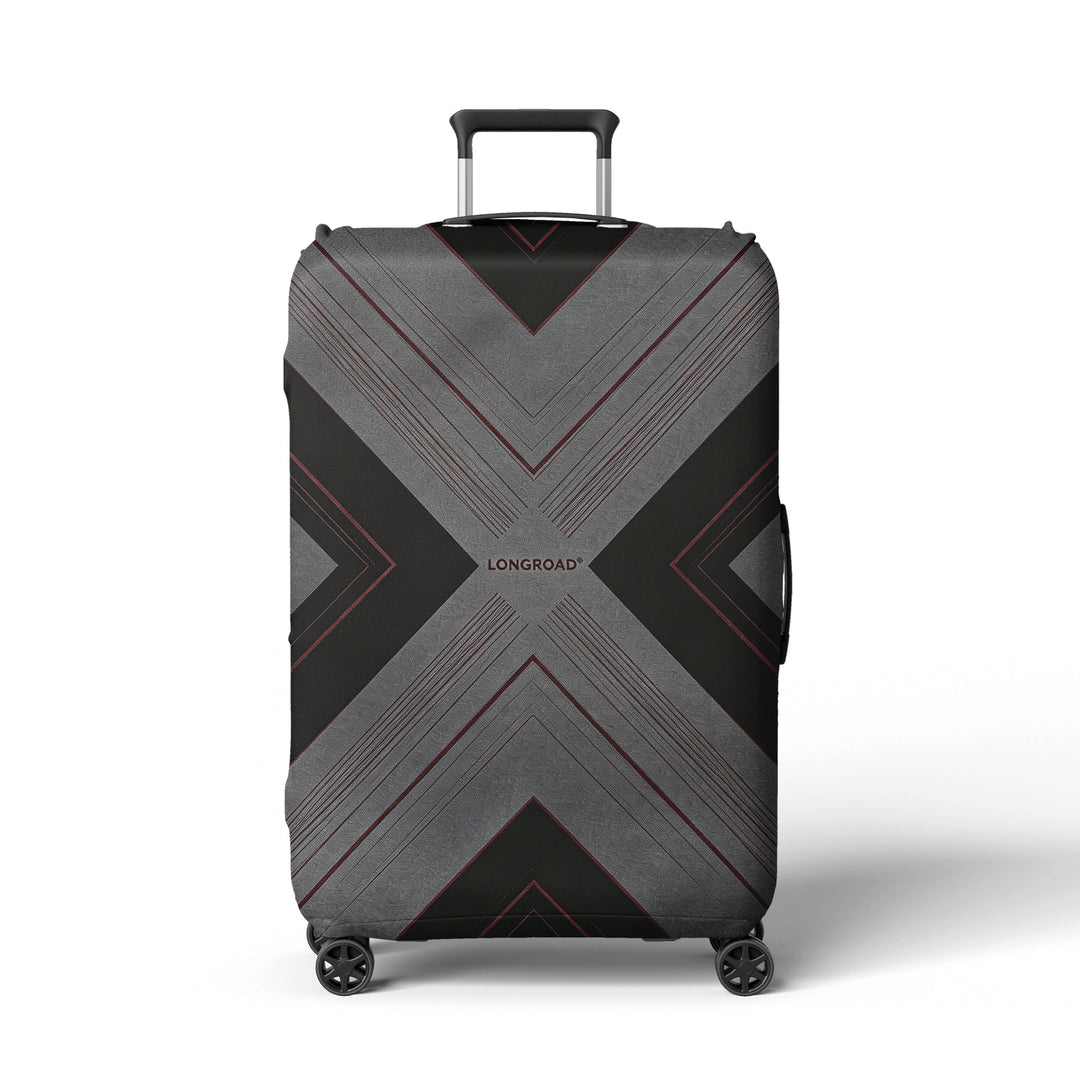 Ladies suitcase cover with modern polka dot pattern Stornfield