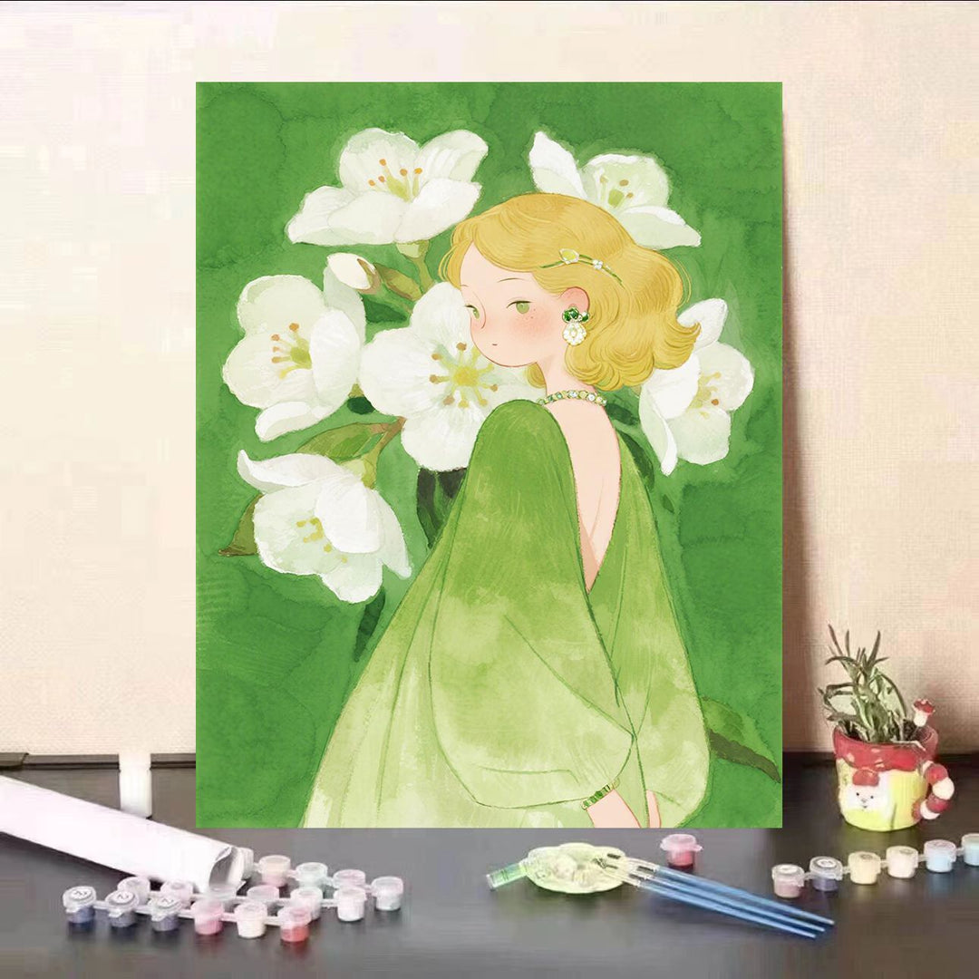 Floral Themed DIY Paint by Numbers Kit Stornfield