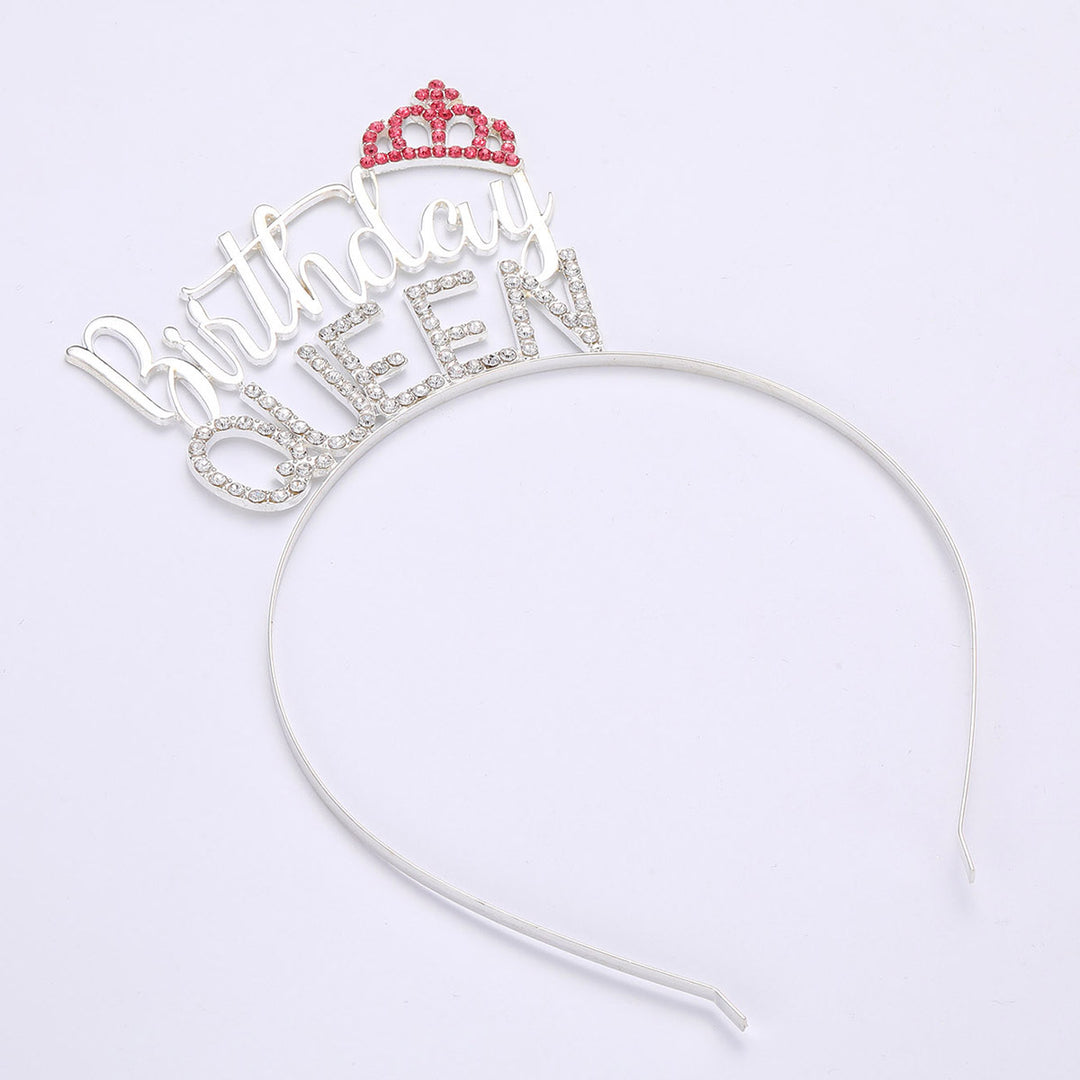 Ladies Glitter Headband with "Birthday Queen" lettering Stornfield