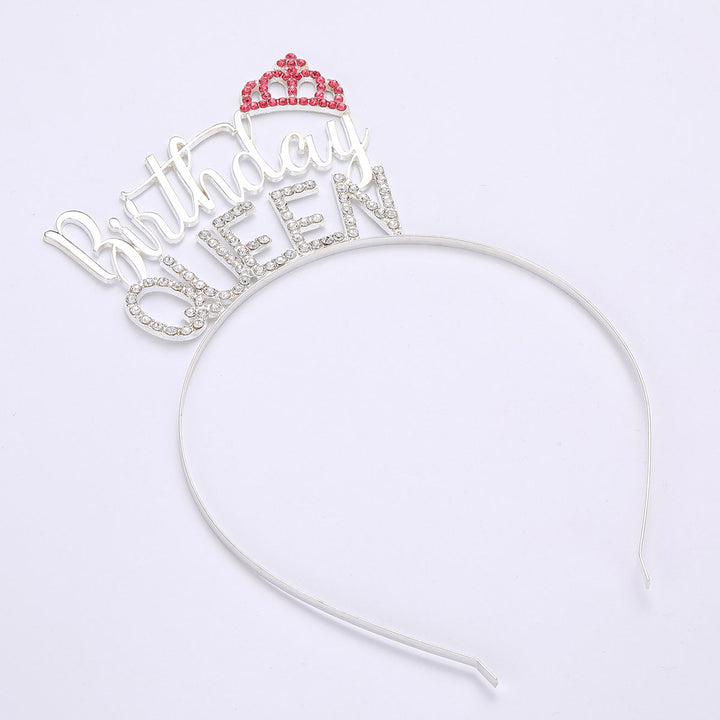 Ladies Glitter Headband with "Birthday Queen" lettering Stornfield
